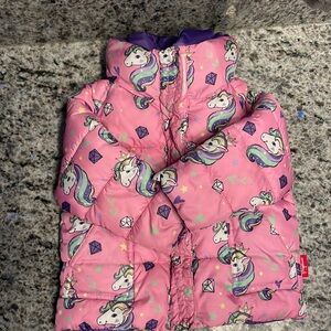 Onekid Car Seat Coat Unicorn print with hood